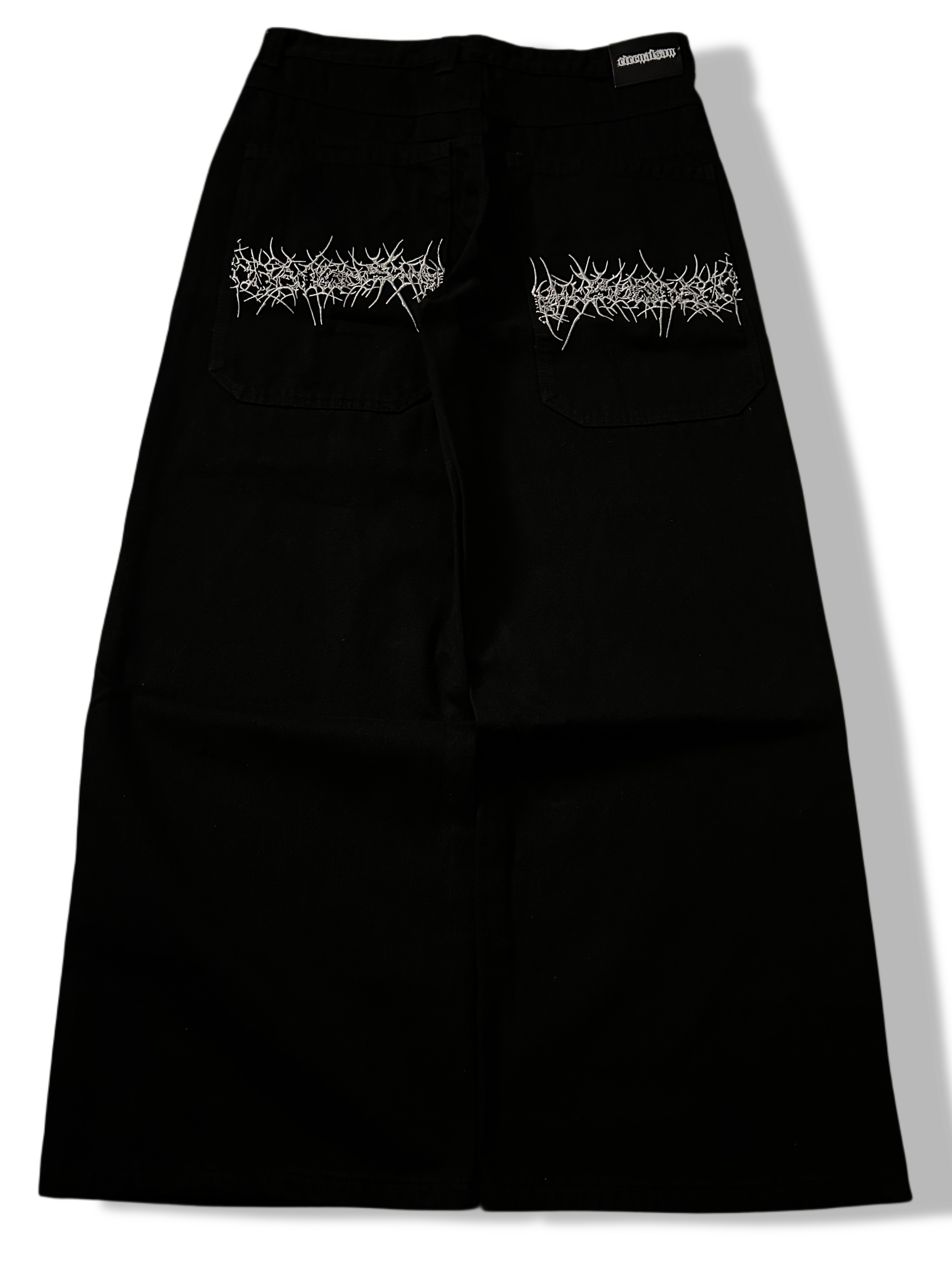 Barbed Wide Leg Denim