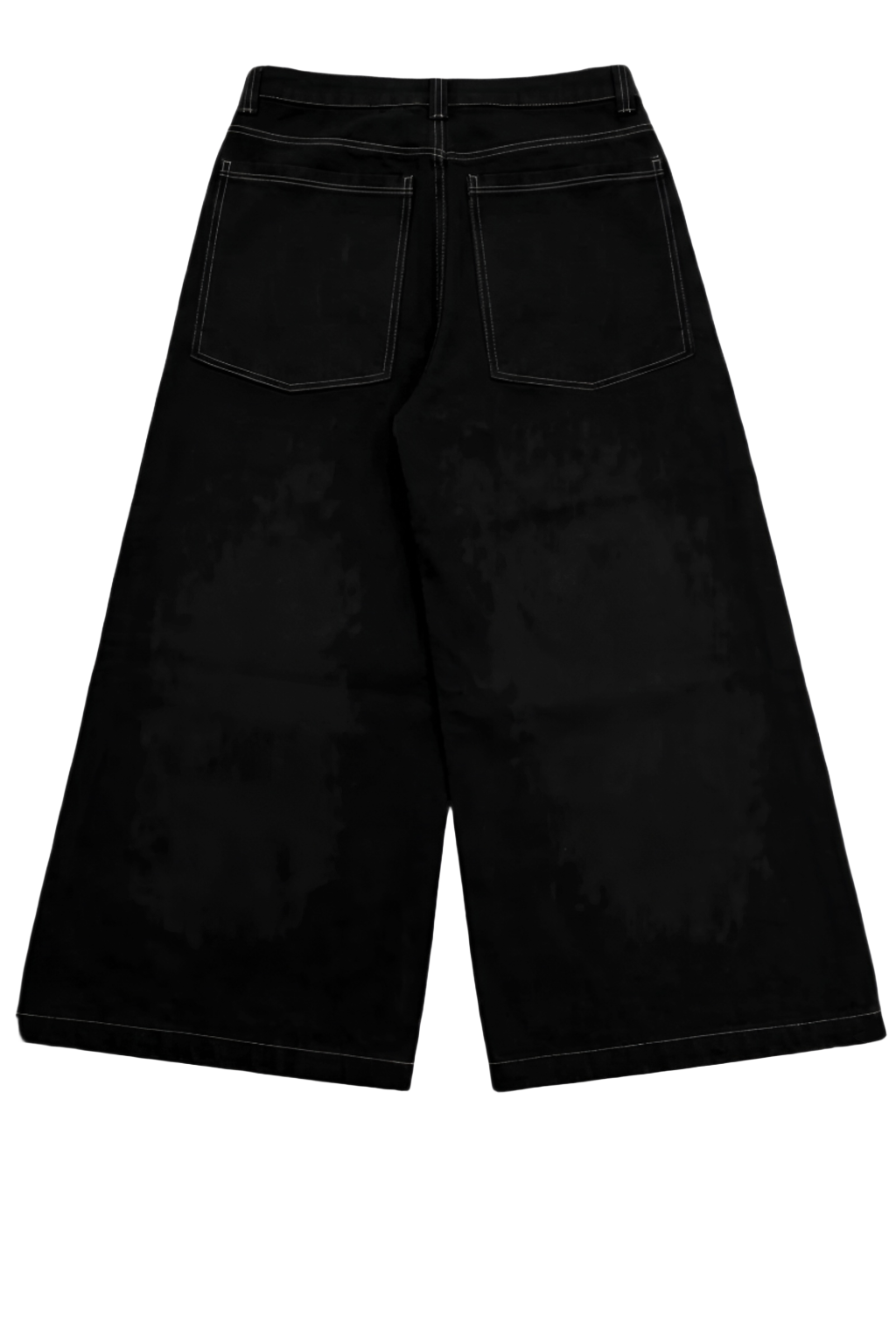 Stud Pocket Wide Leg Denim